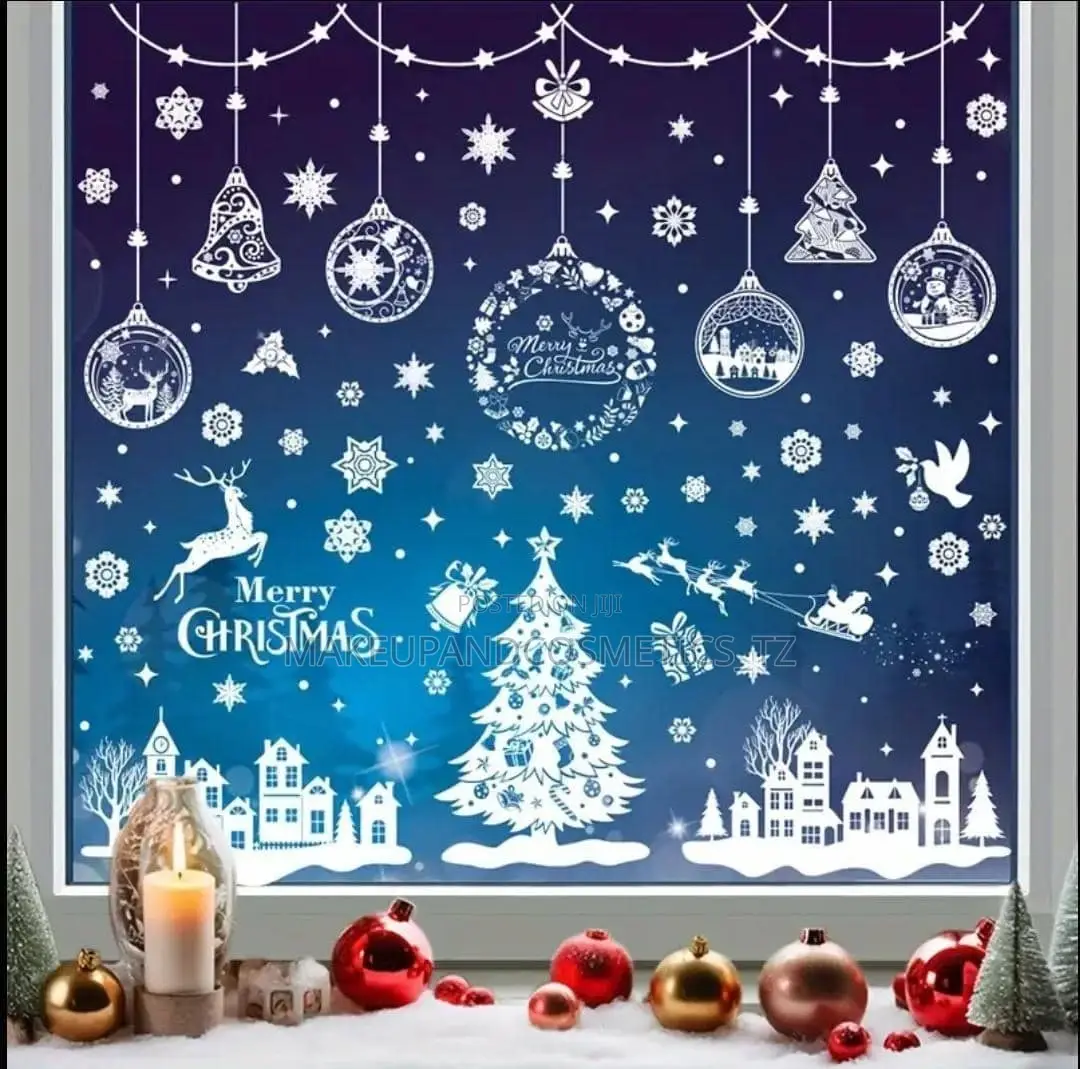 Christmas Stickers for Doors or Windows //