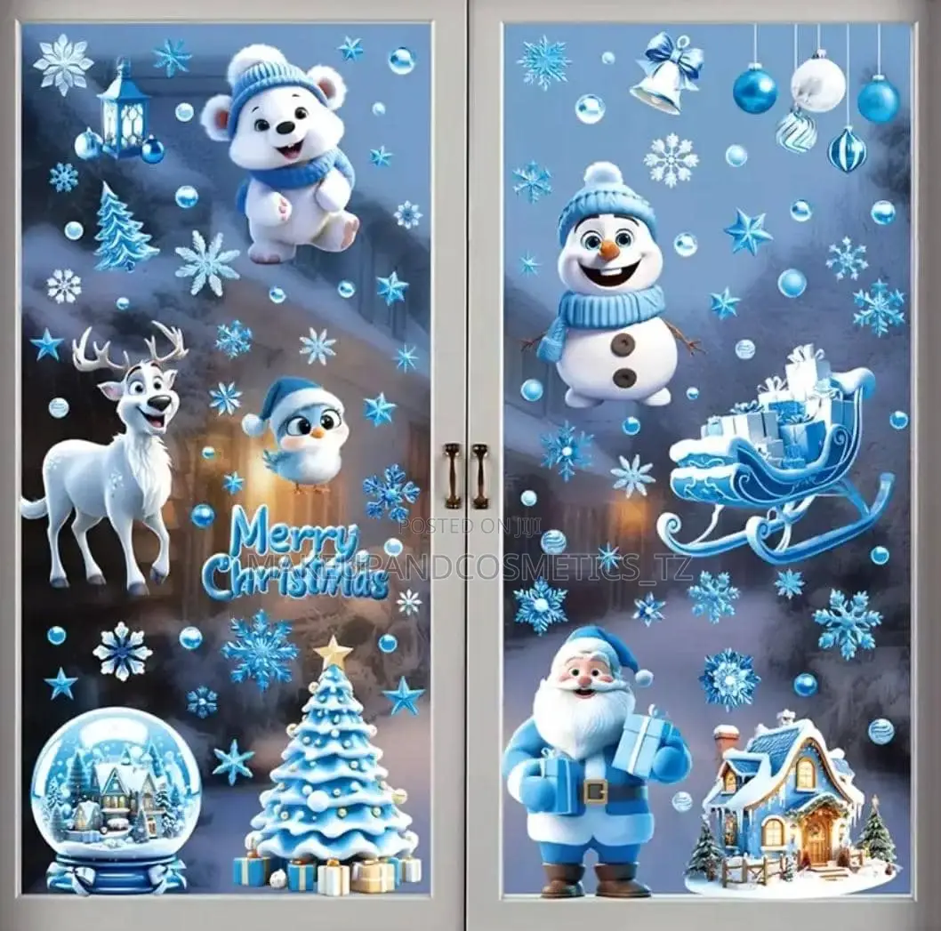 Christmas Stickers for Doors or Windows //