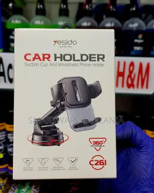 Yesido C261 Car Phone Holder Suction Cup Telescopic Arm 360 Degree