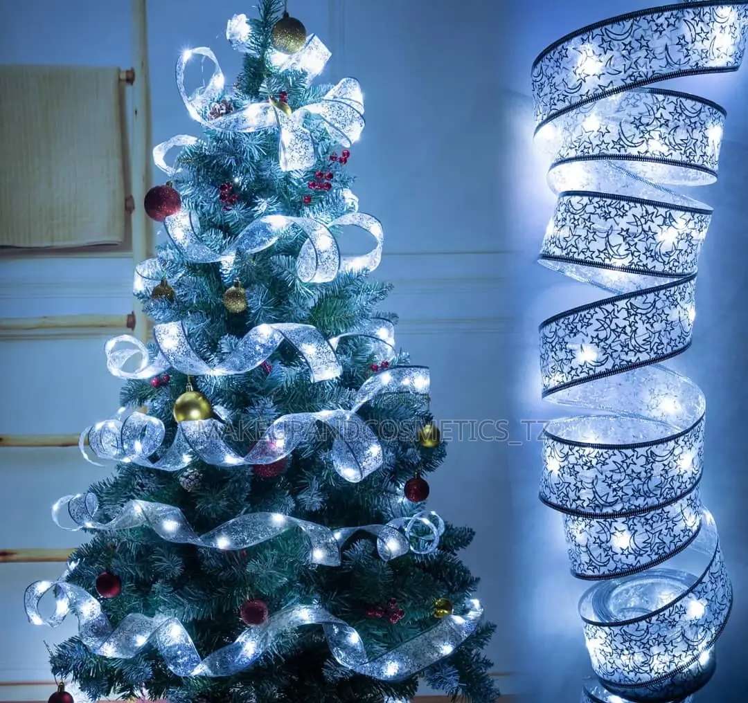 White Ribbon Light for Tree 1.5m //