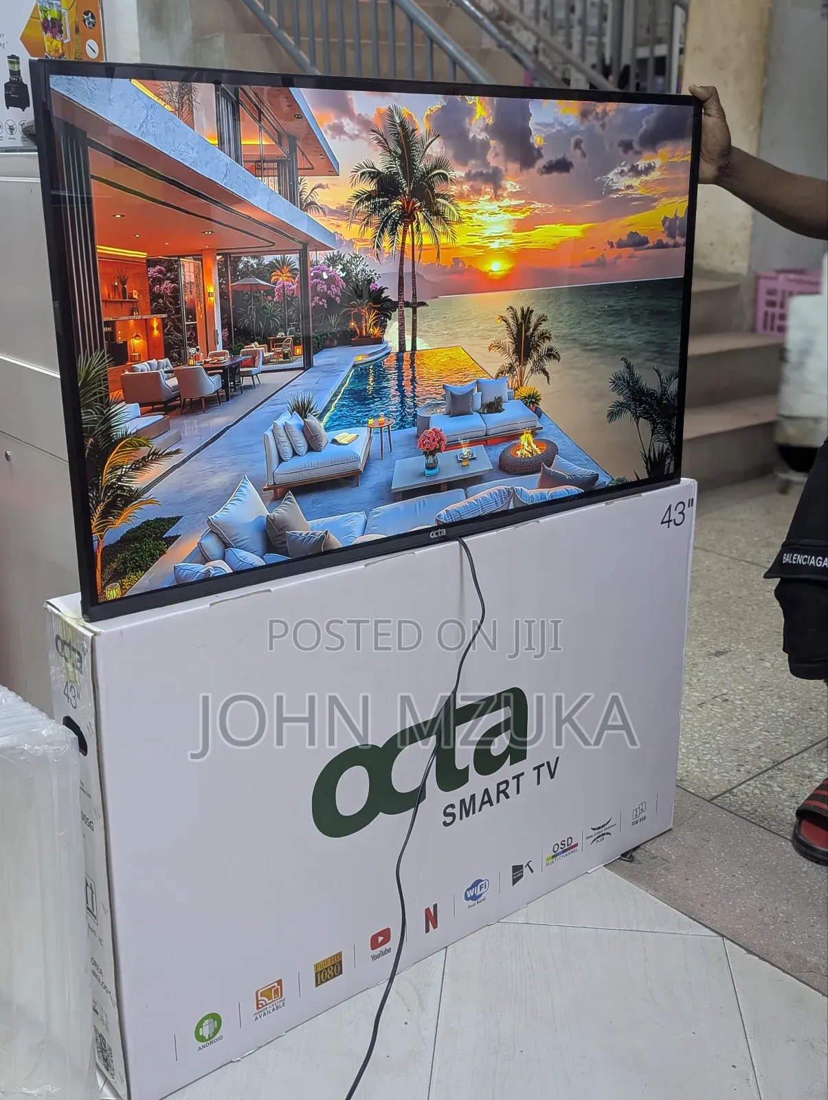 Tv Inchi 43 Smart Frameless Ya Kisasa