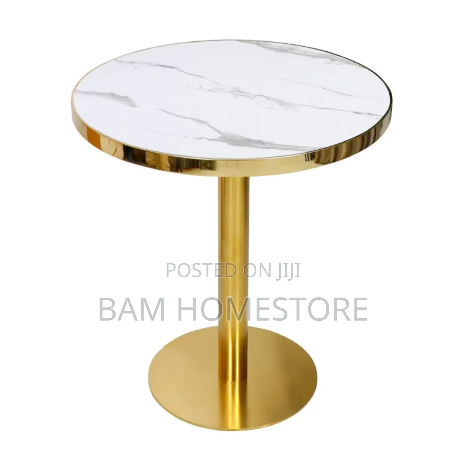 Classic Marble Table Set With Padded Chairs