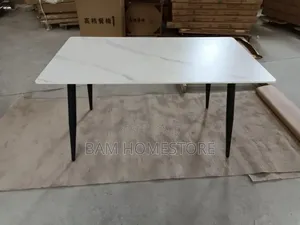 Elegant White Marble Dining Table | 160cm X 90cm