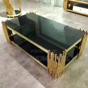 Luxury Dual-Tier Coffee Table