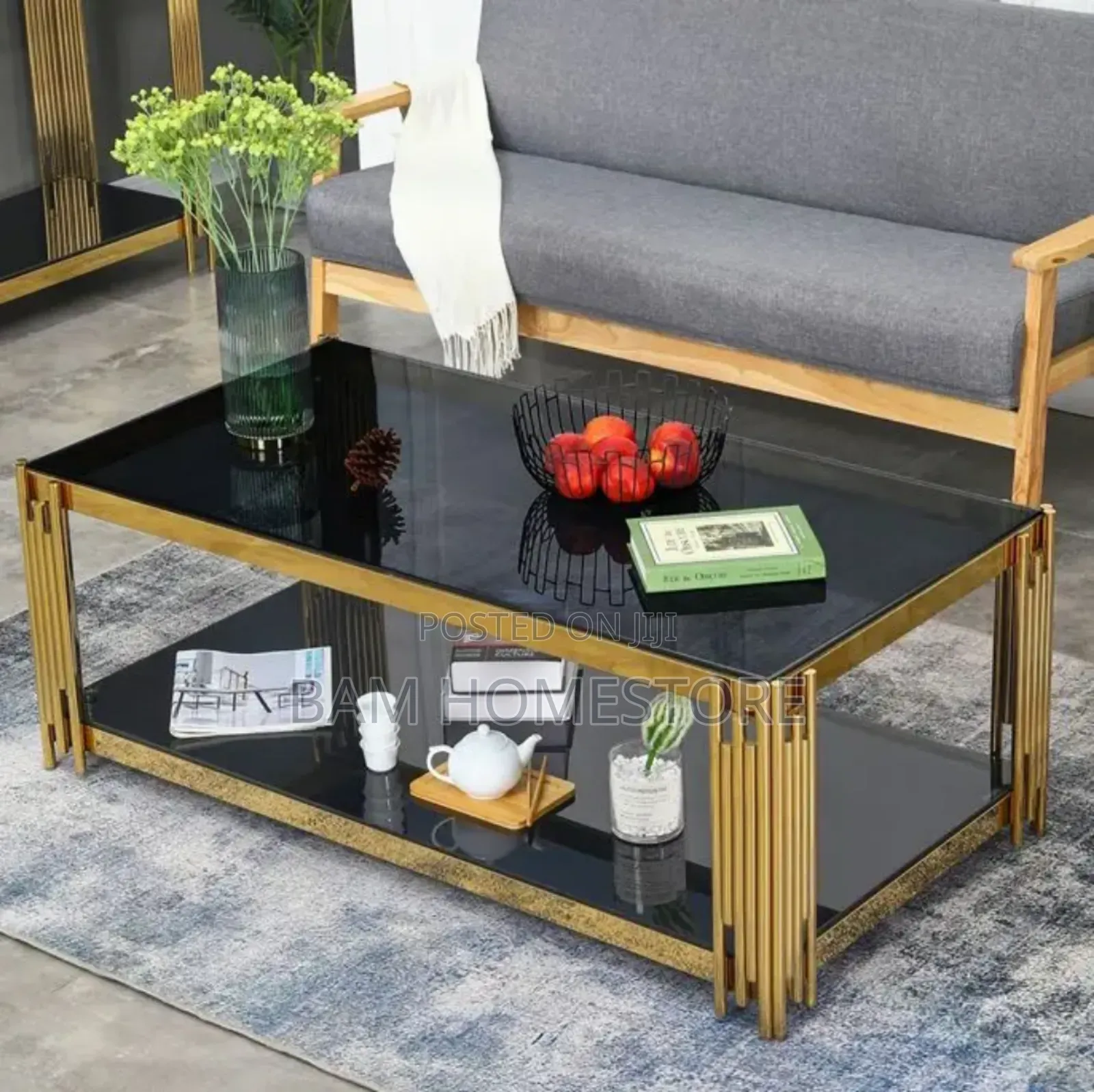 Luxury Dual-Tier Coffee Table