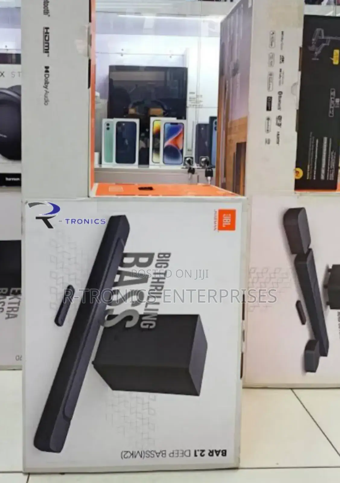 JBL Bar 2.1 Deep Bass (Mk2) Channel Soundbar With Wireless Subwoofer