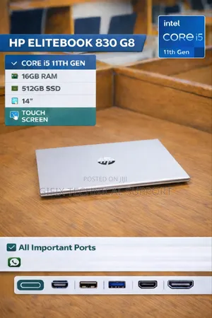 Laptop HP EliteBook 830 G8 16GB Intel Core I5 SSD 512GB