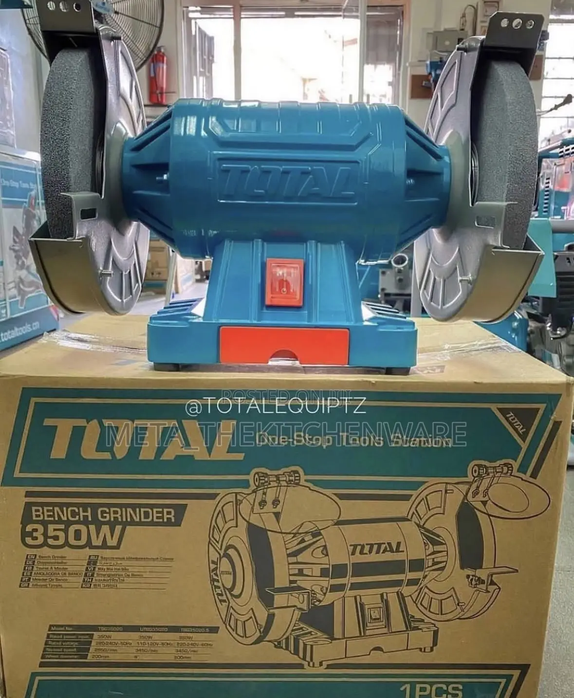 Total Bench Grinder 350w 8" Tbg35020