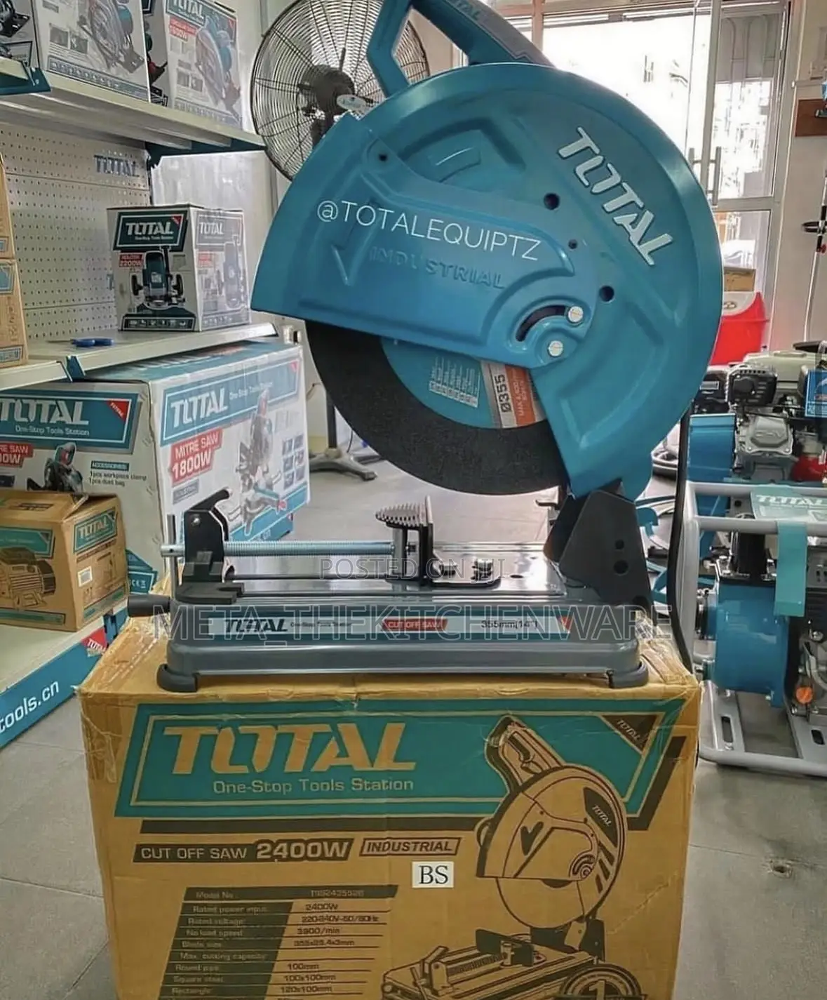 Total Metal Cut-Off Saw, Model Ts.