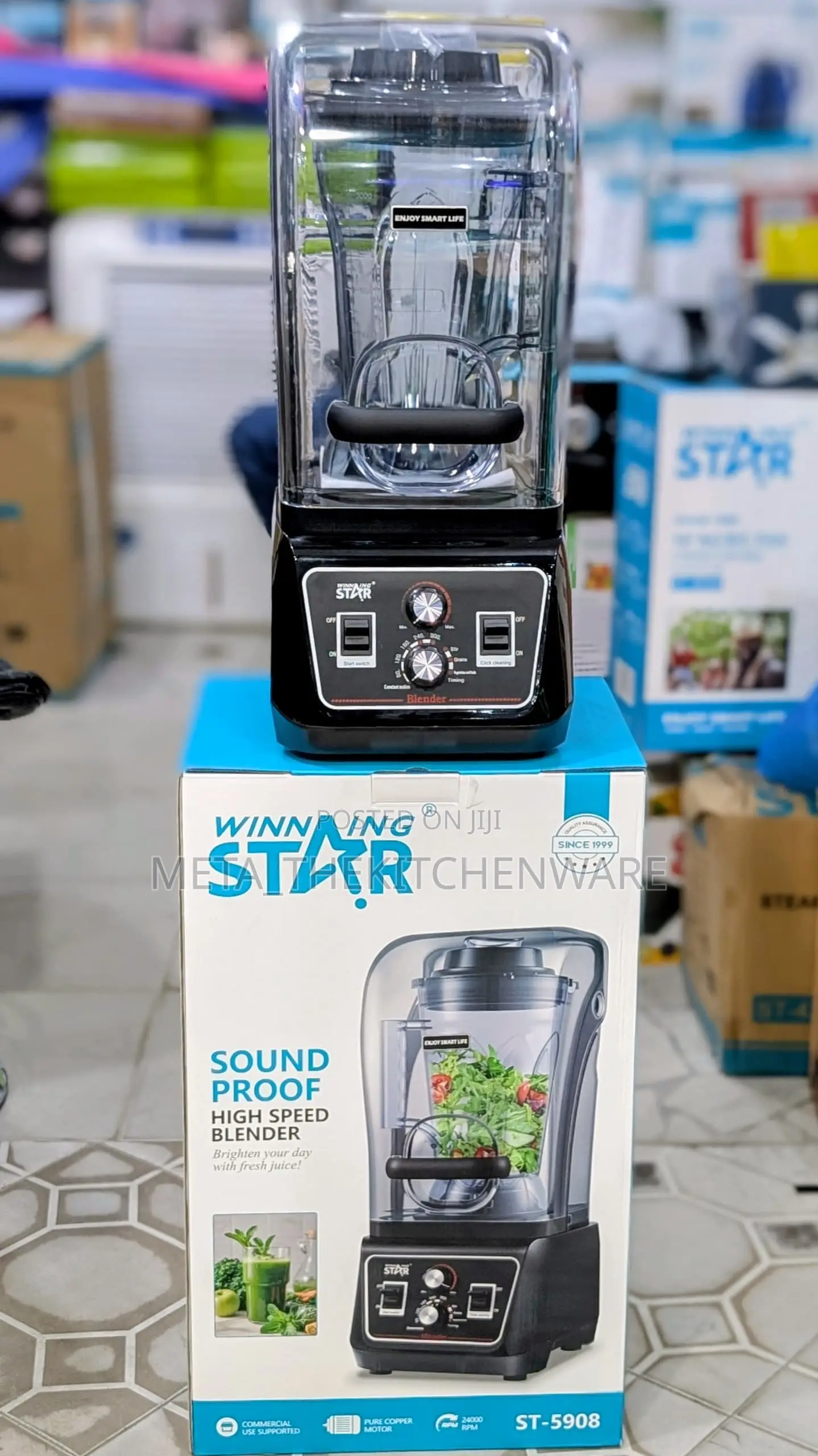 Winning Star Sound Proof High Speed Blender 4.5l 2200w