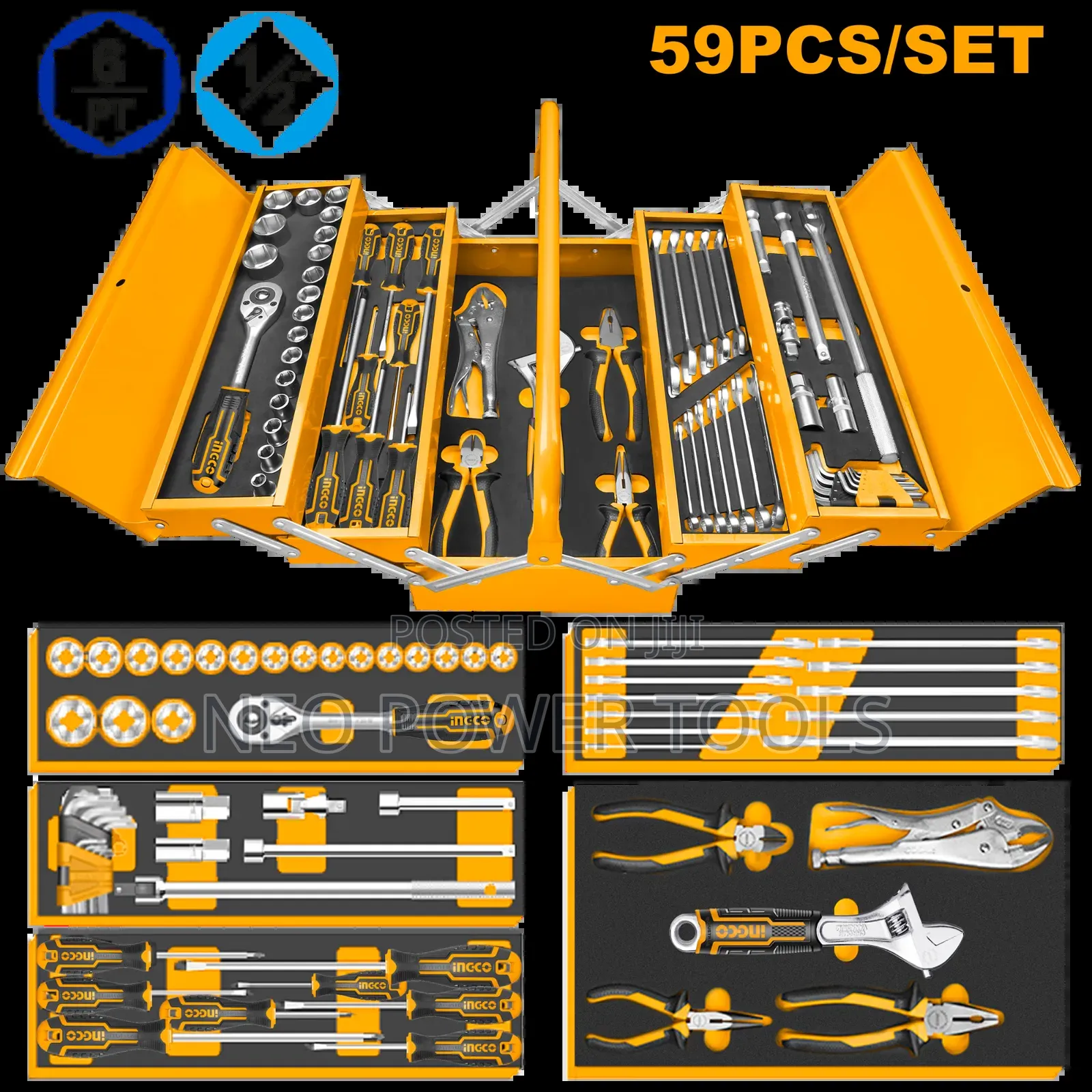 Tool Chest Set 59pcs