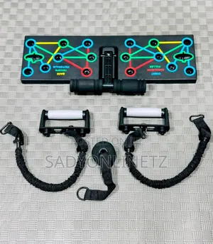 3 in 1 Push-Up Board With Sit Up Lock and Resistance Band