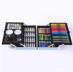 Double Aluminum Box Set Famille Rose Watercolor