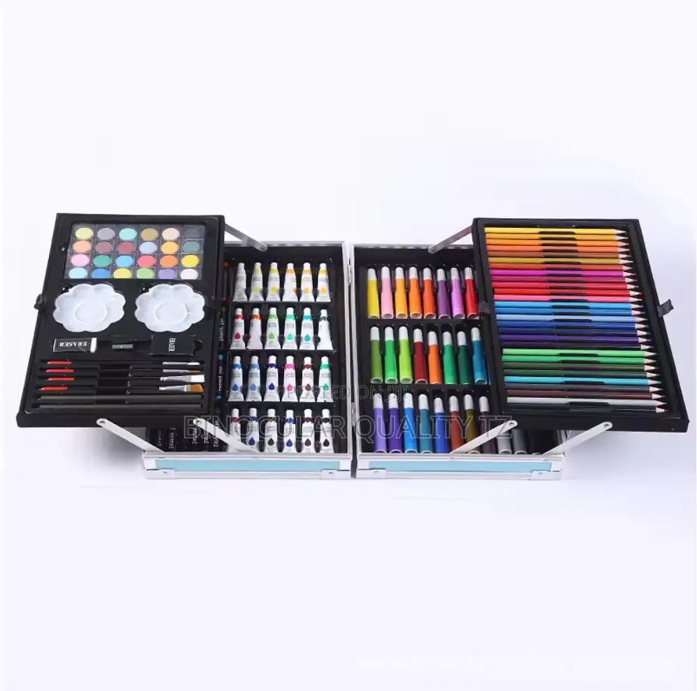 Double Aluminum Box Set Famille Rose Watercolor