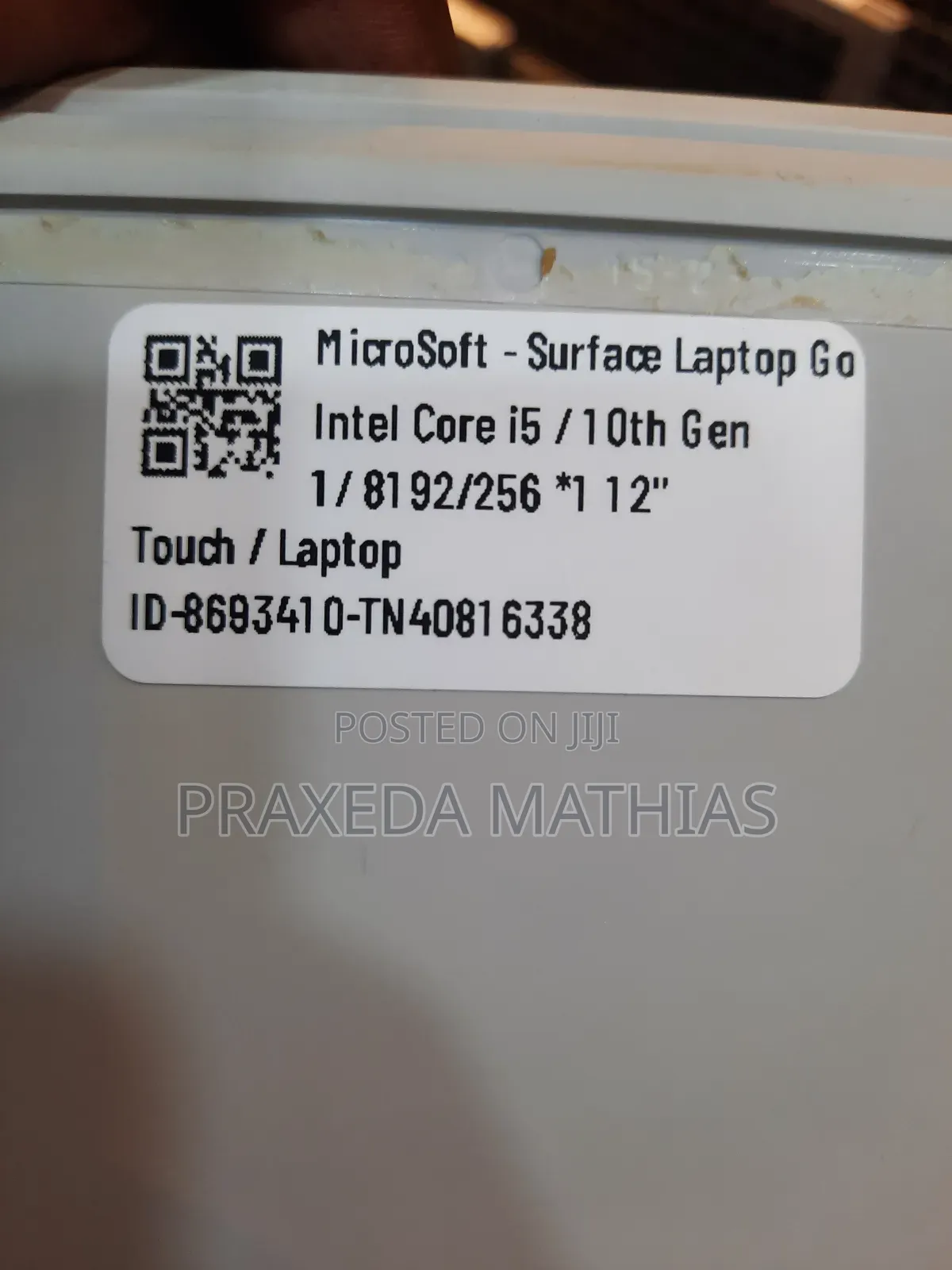 Laptop Microsoft Surface Go 8GB Intel Core I5 SSD 256GB