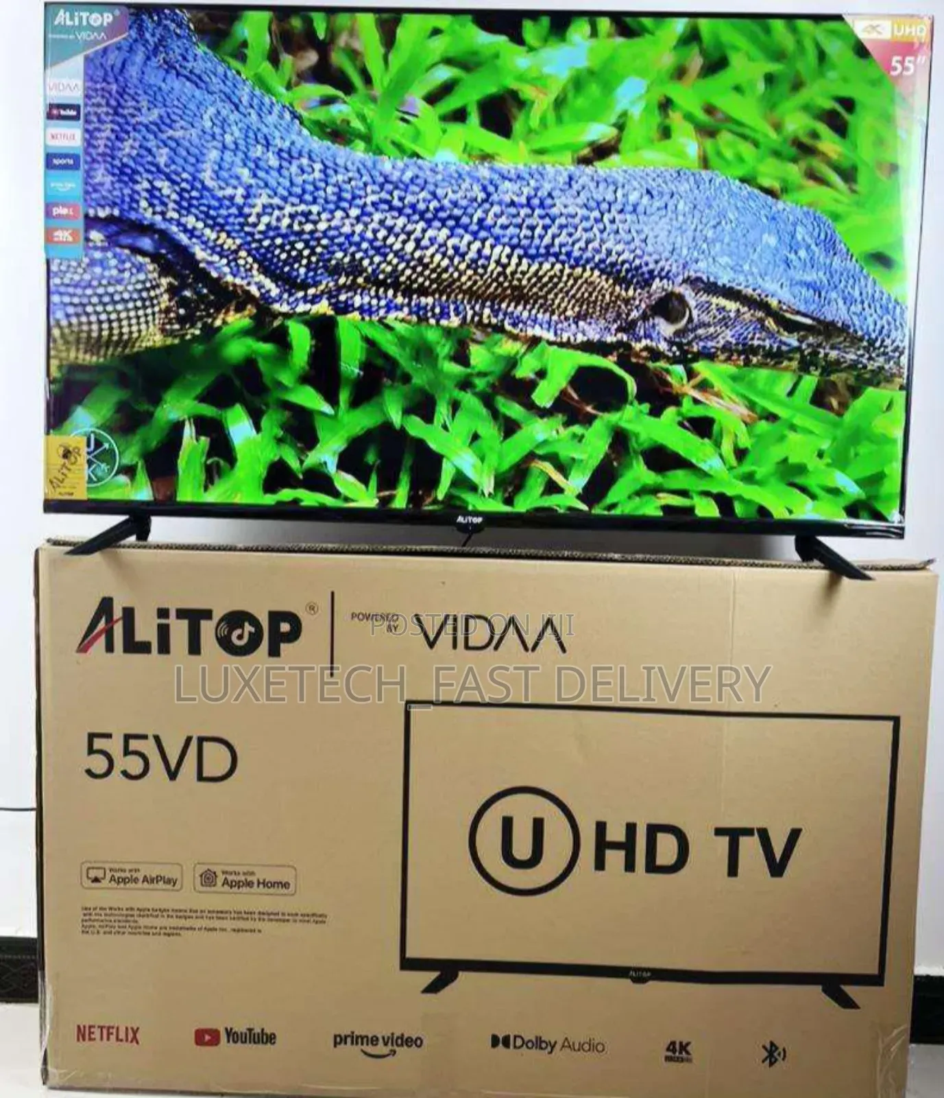 Alitop 55" Smart Uhd Tv (Vidaa System)