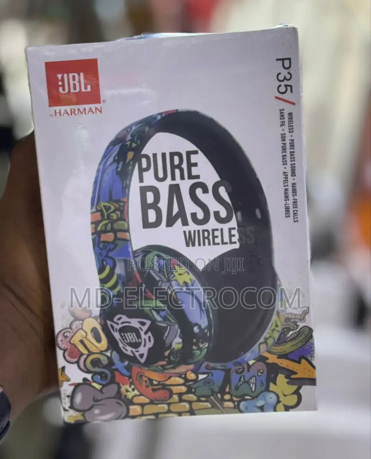JBL P35 Pure Bass Wireless Bluetooth Headphones