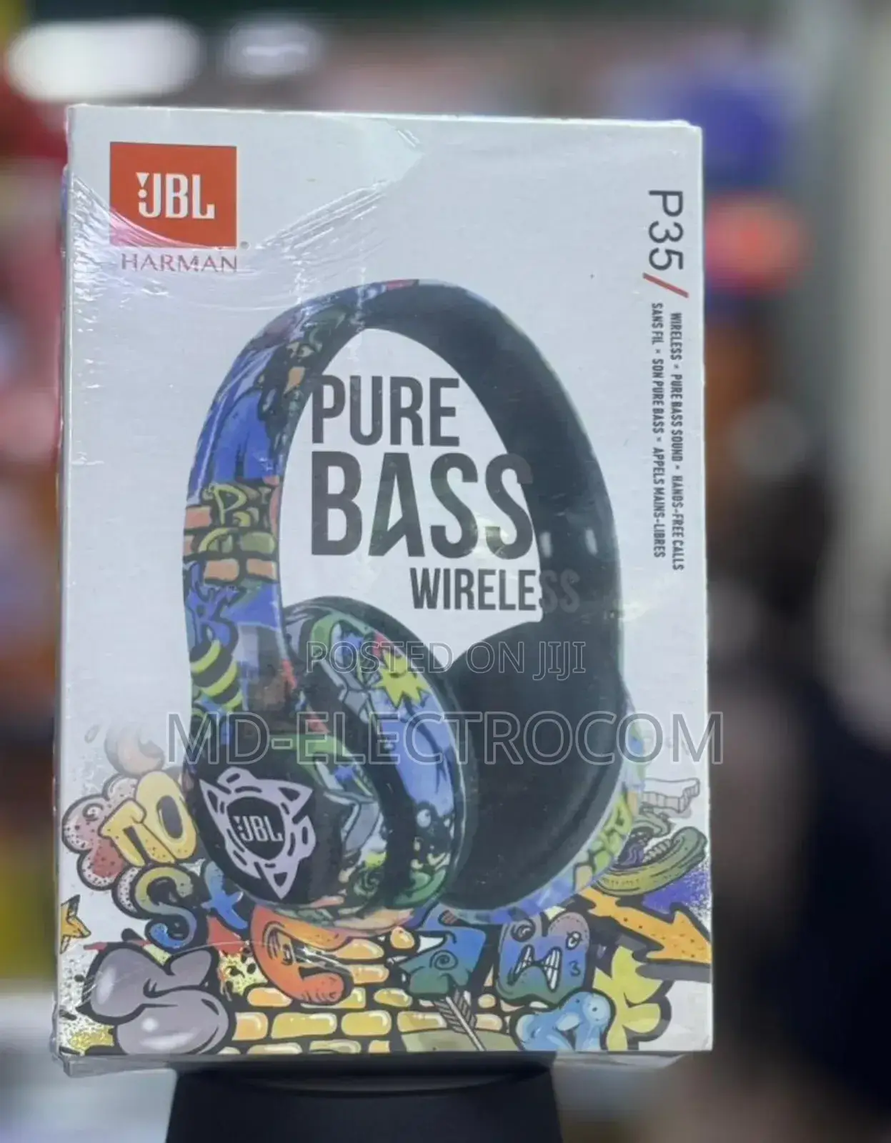 JBL P35 Pure Bass Wireless Bluetooth Headphones