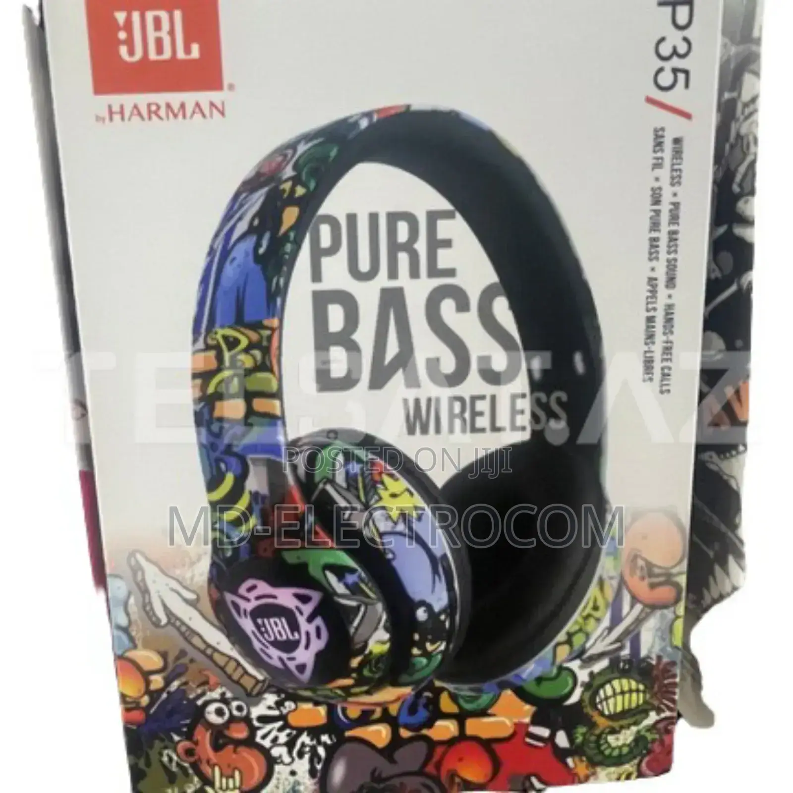 JBL P35 Pure Bass Wireless Bluetooth Headphones