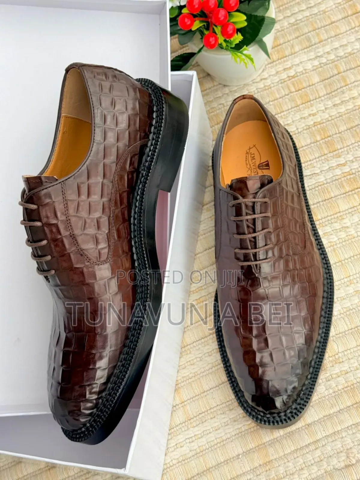 J.M Weston Leather Shoes / Brown Shoes 