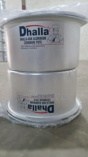 Dhalla Sufuria Nzito Aluminium Kg20, 15 Na 10