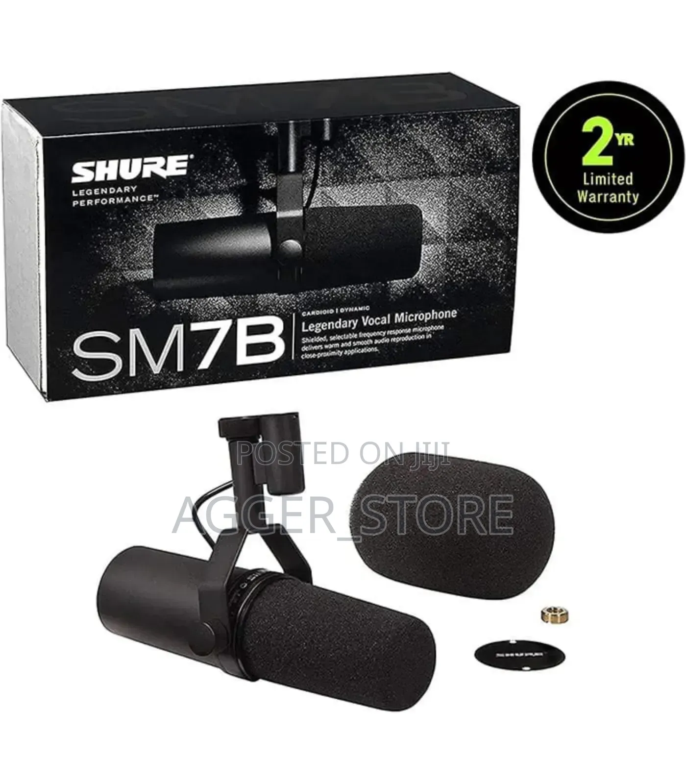 Shure Sm7b Legendary Vocal Microphone