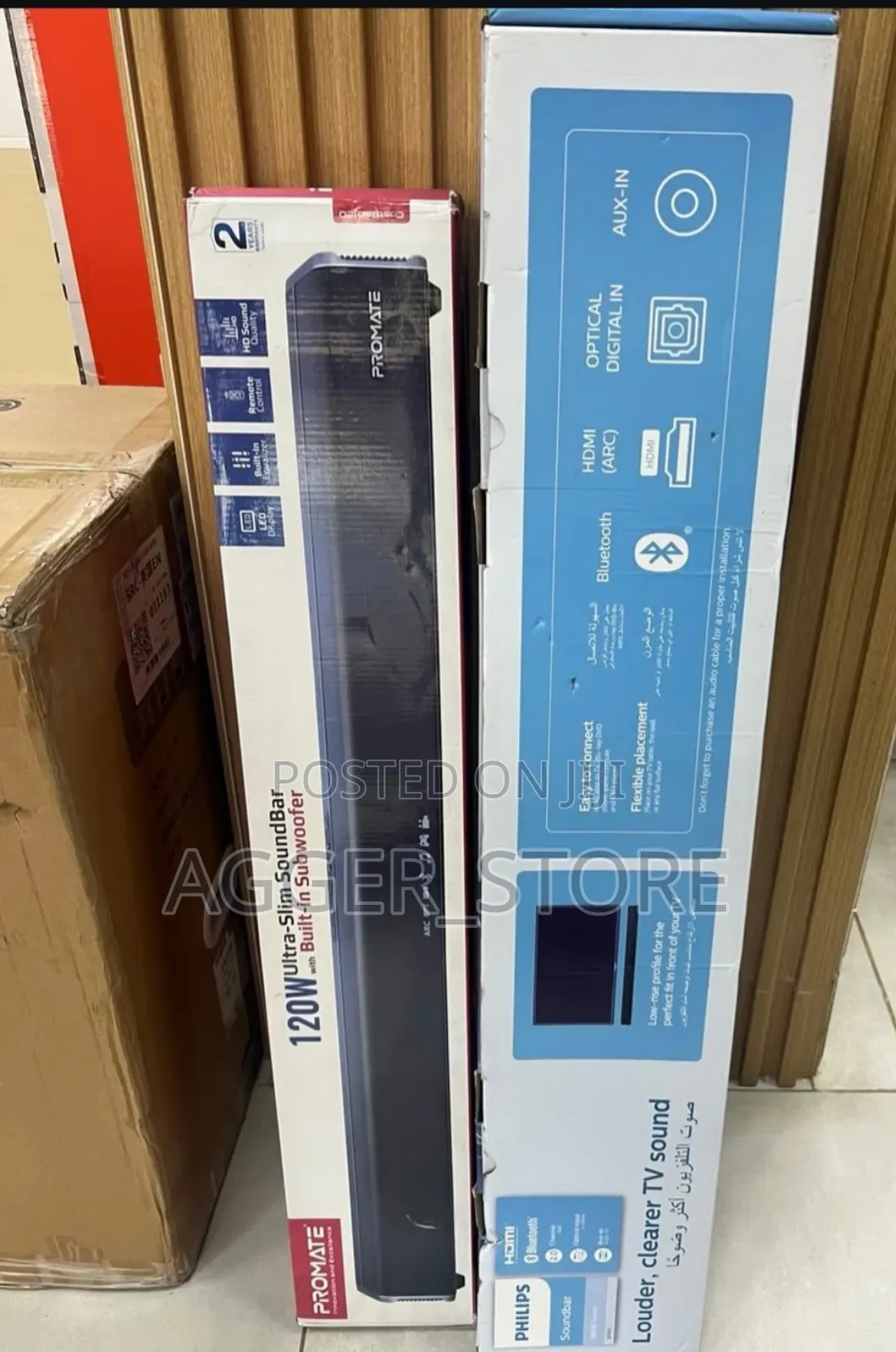 Philips and Promate Sound Bar 120watts