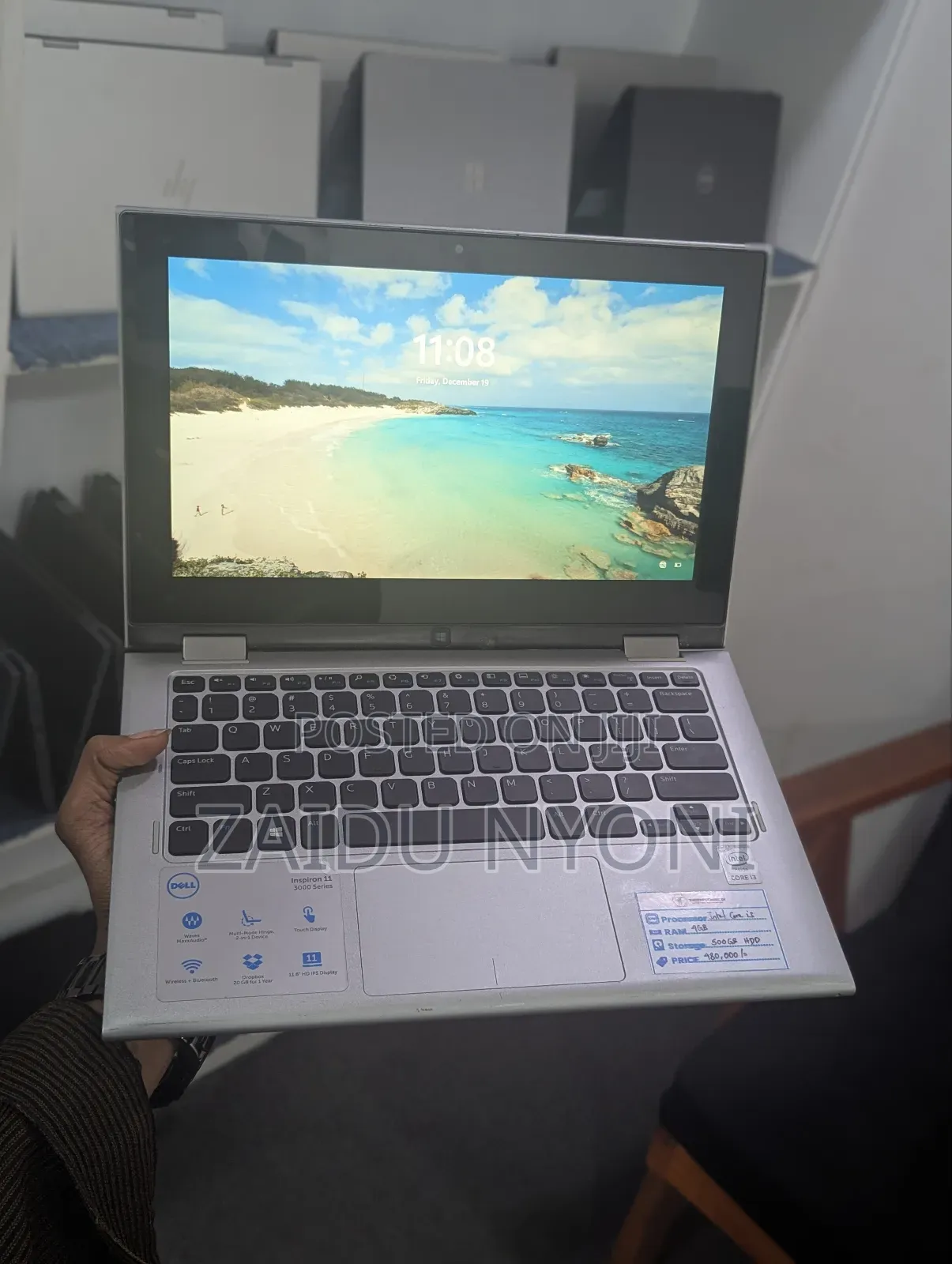 New Laptop Dell Inspiron 11 3148 4GB Intel Core I3 HDD 500GB