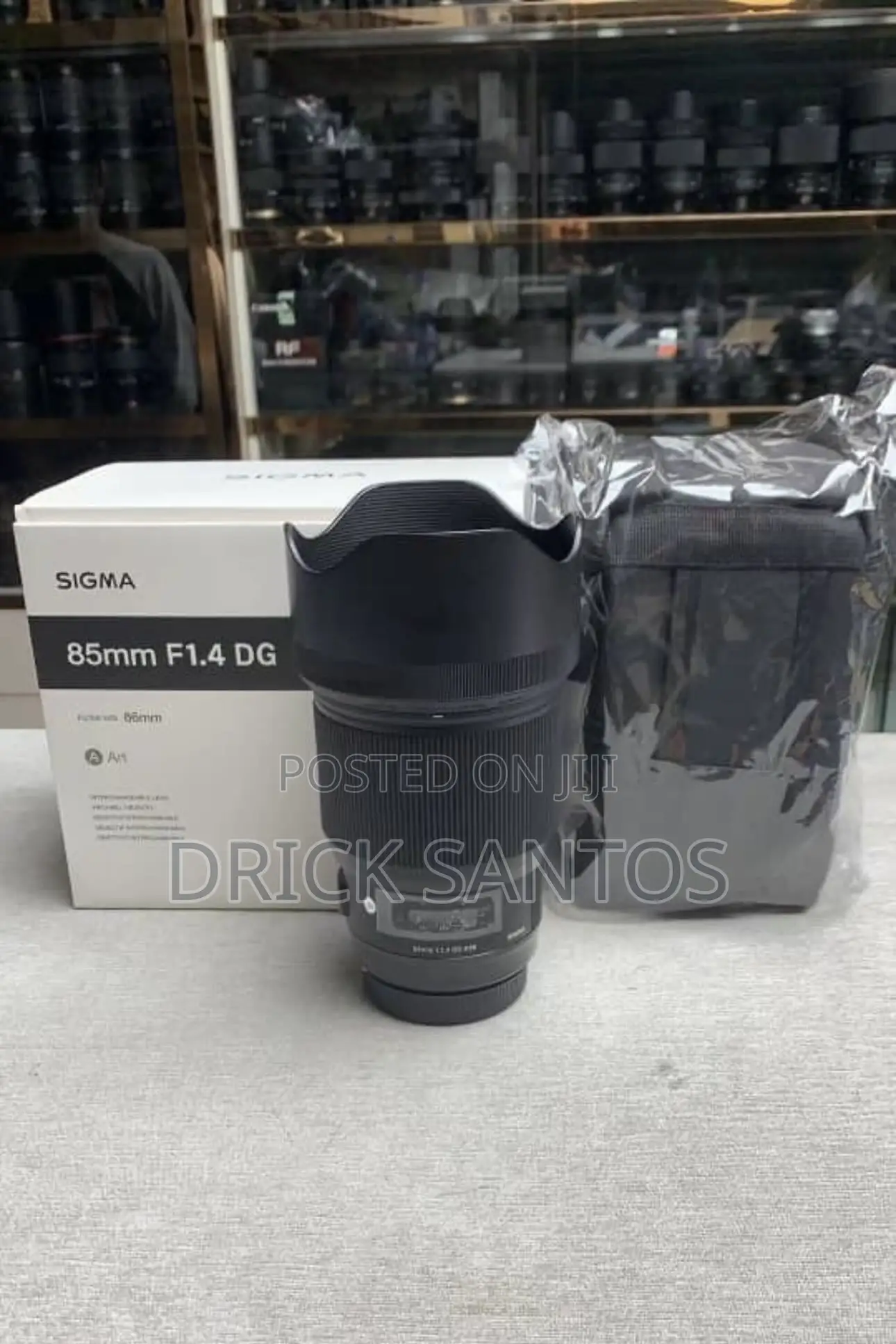 Sigma 85mm F1.4 Lens Ya Canon Ni Open Box Sio Brand New