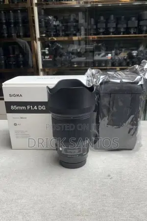 Sigma 85mm F1.4 Lens Ya Canon Ni Open Box Sio Brand New