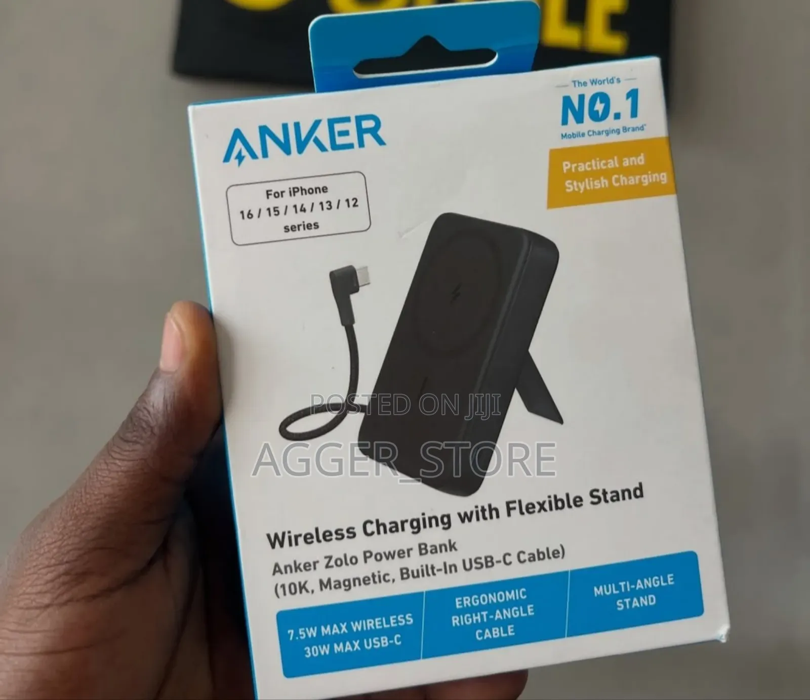 Anker Wireless Charging Powerbank With Flexible Stand