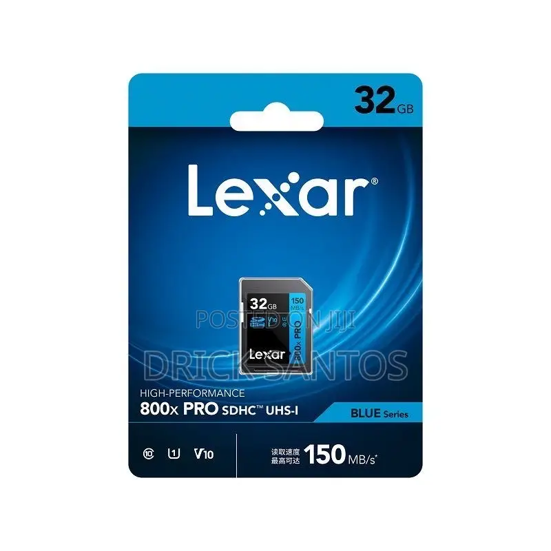 Memory Card 32gb Lexar for Camera Sd 150mb/S