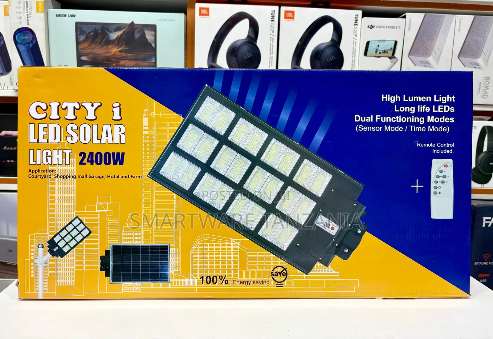 Led Solar Street Light 2400w High Power Outdoor With Remote Control