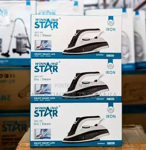 Winning Star Steam Iron Dry and Steam 2 in 1 Non-Stick Soleplate