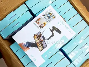 Video Making Kit Smartphone Tripod With Led Light and Microphone