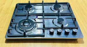 Hisense 60cm Built-in Gas Hob 4 Burners Stainless Steel Finish Cooktop