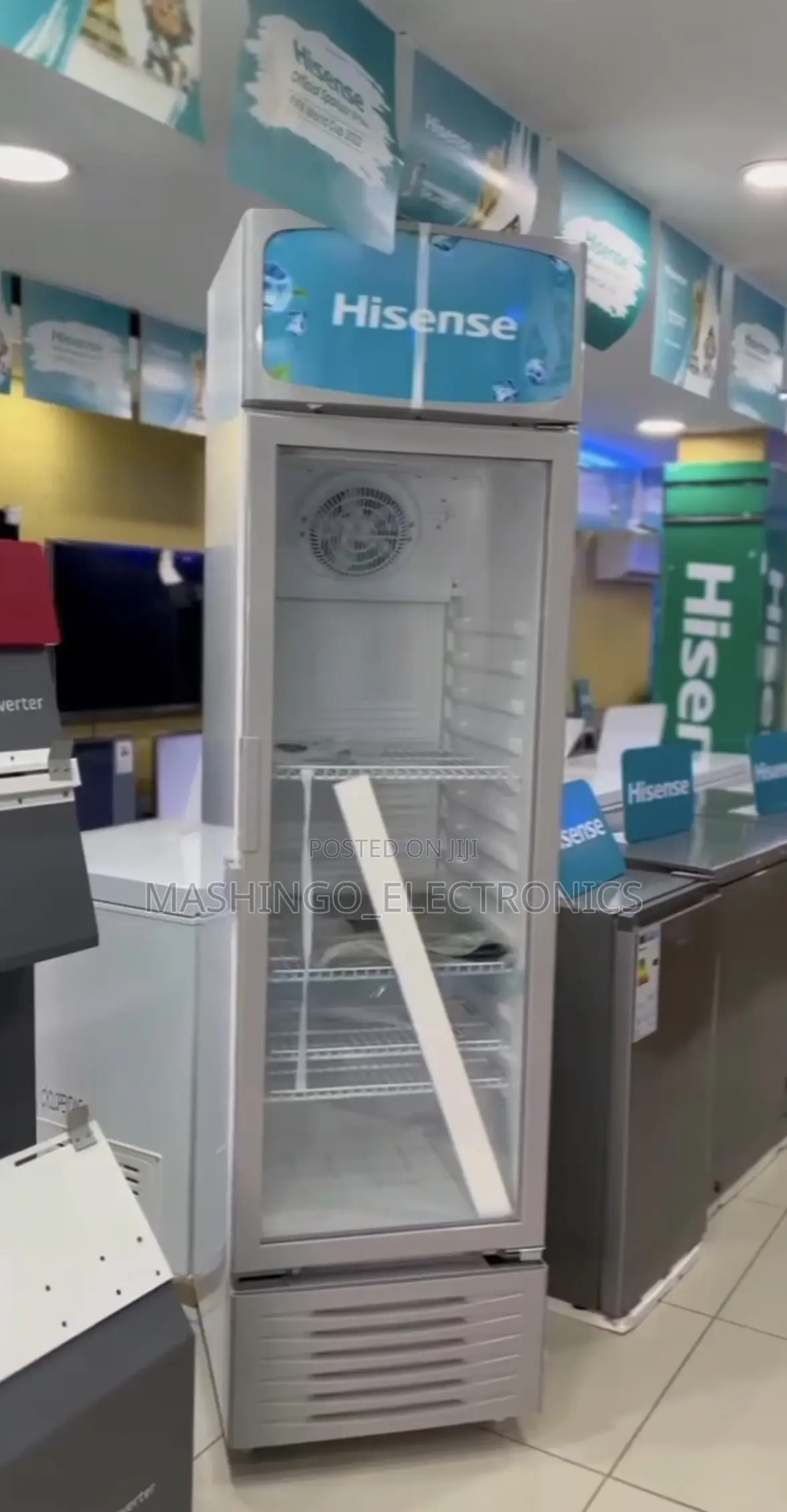 382 Liter Hisense Showcase Fridge || Display