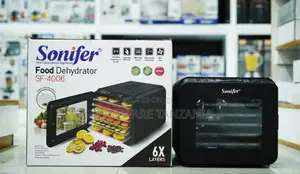 Sonifer Food Dehydrator 500w 6 Layer Digital Led Panel Bpa Free