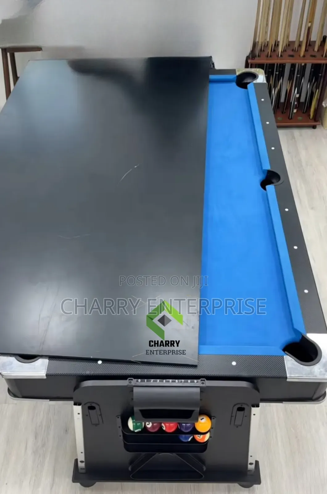 4 in 1 Luxury Classic 7ft Pool Table Air Hockey Tennis Dining Table