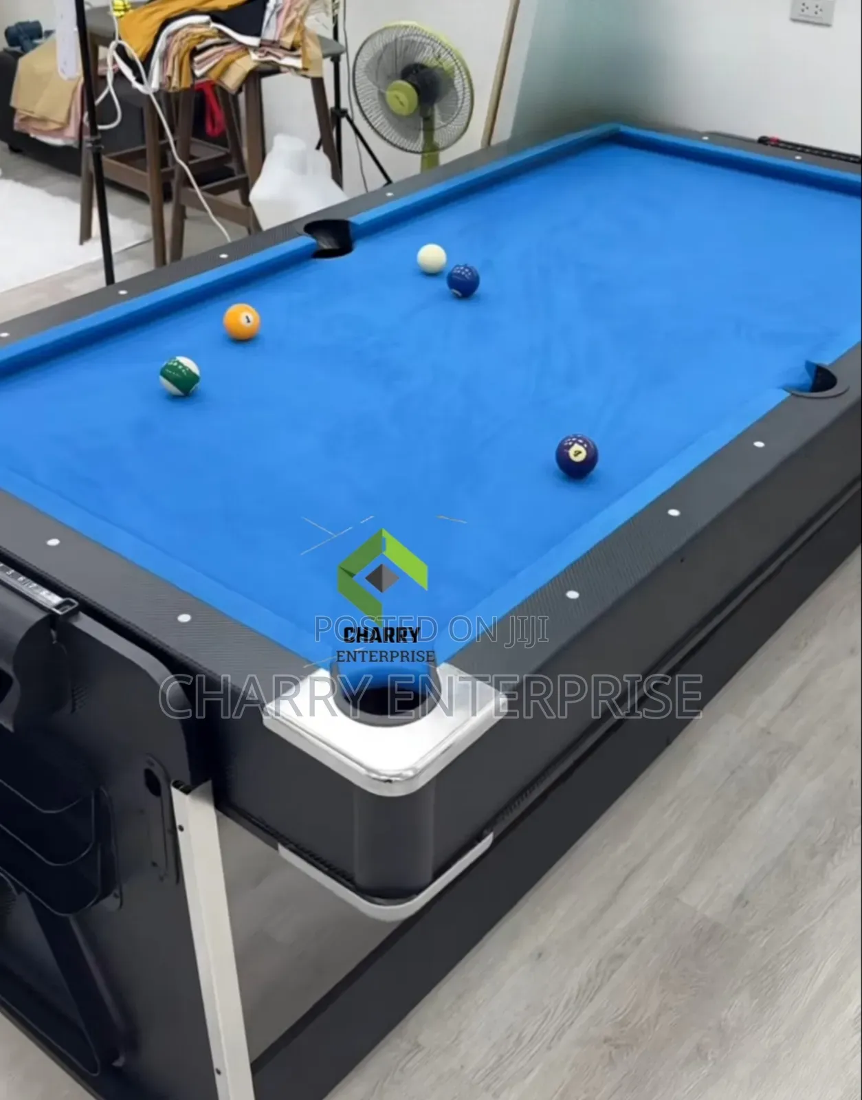 4 in 1 Luxury Classic 7ft Pool Table Air Hockey Tennis Dining Table