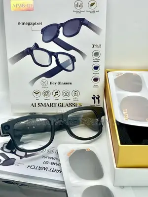 Aimb-G1 8mp Ai Smart Glasses Complete Kit With Lens Collection