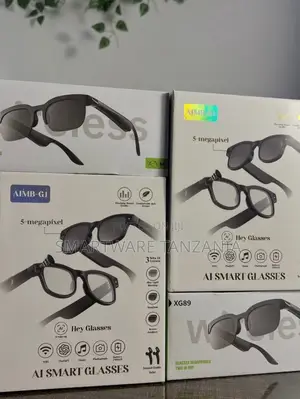 Ai Smart Glasses Collection 5mp Camera Voice Control Wifi Ready