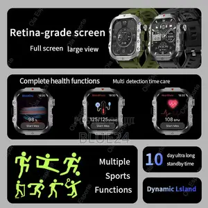 Military Al Voice Bluetooth Call Smart Watch