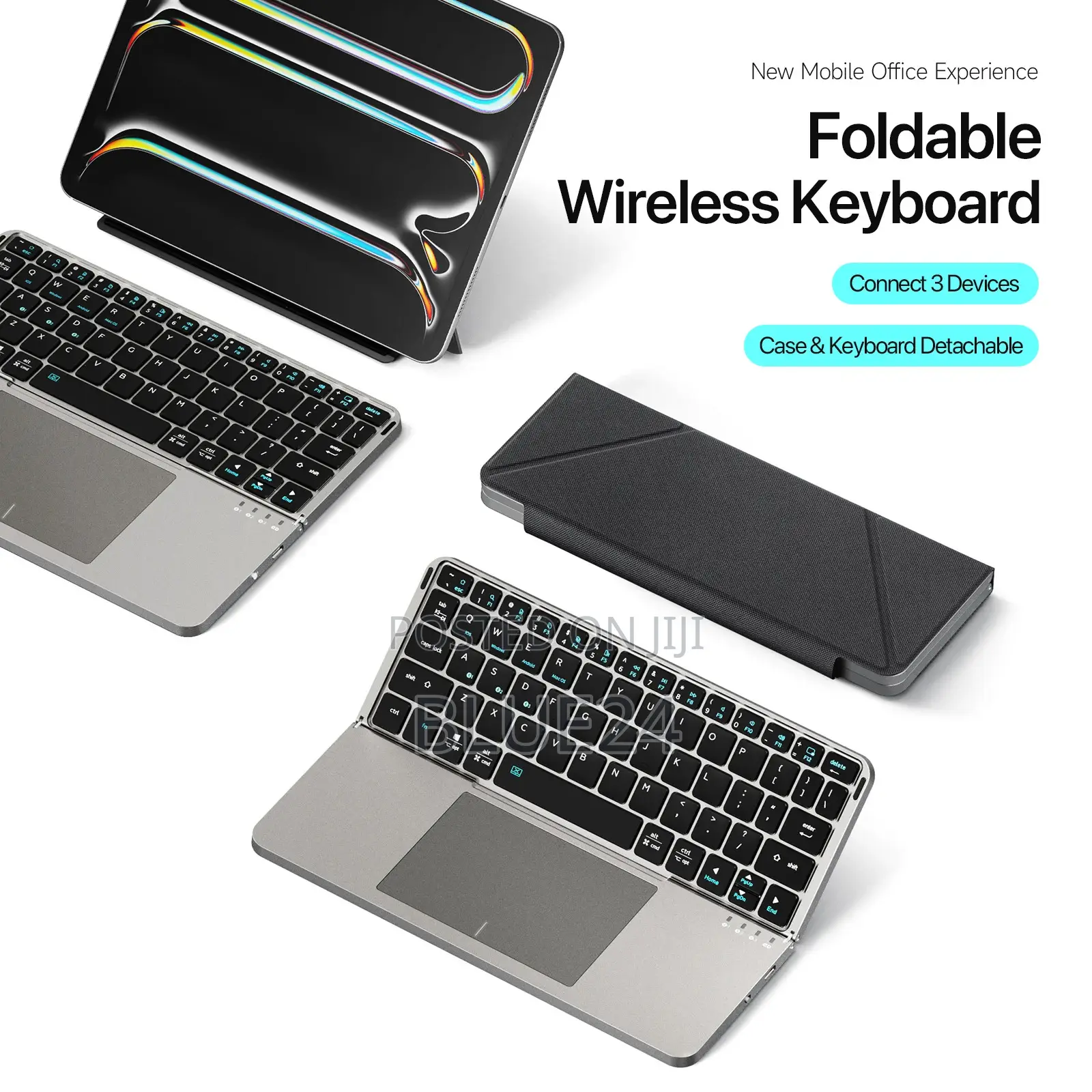 New Multifunctional Model Foldable Bluetooth Keyboard