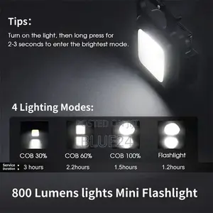 Ultra Bright Led Flashlights Portable Type-C Rechargeable