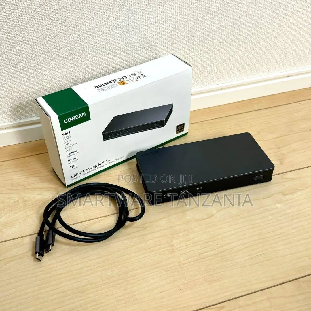Ugreen 9-in-1 Usb-c Hub Dock Hdmi Triple Monitor 100w Charge