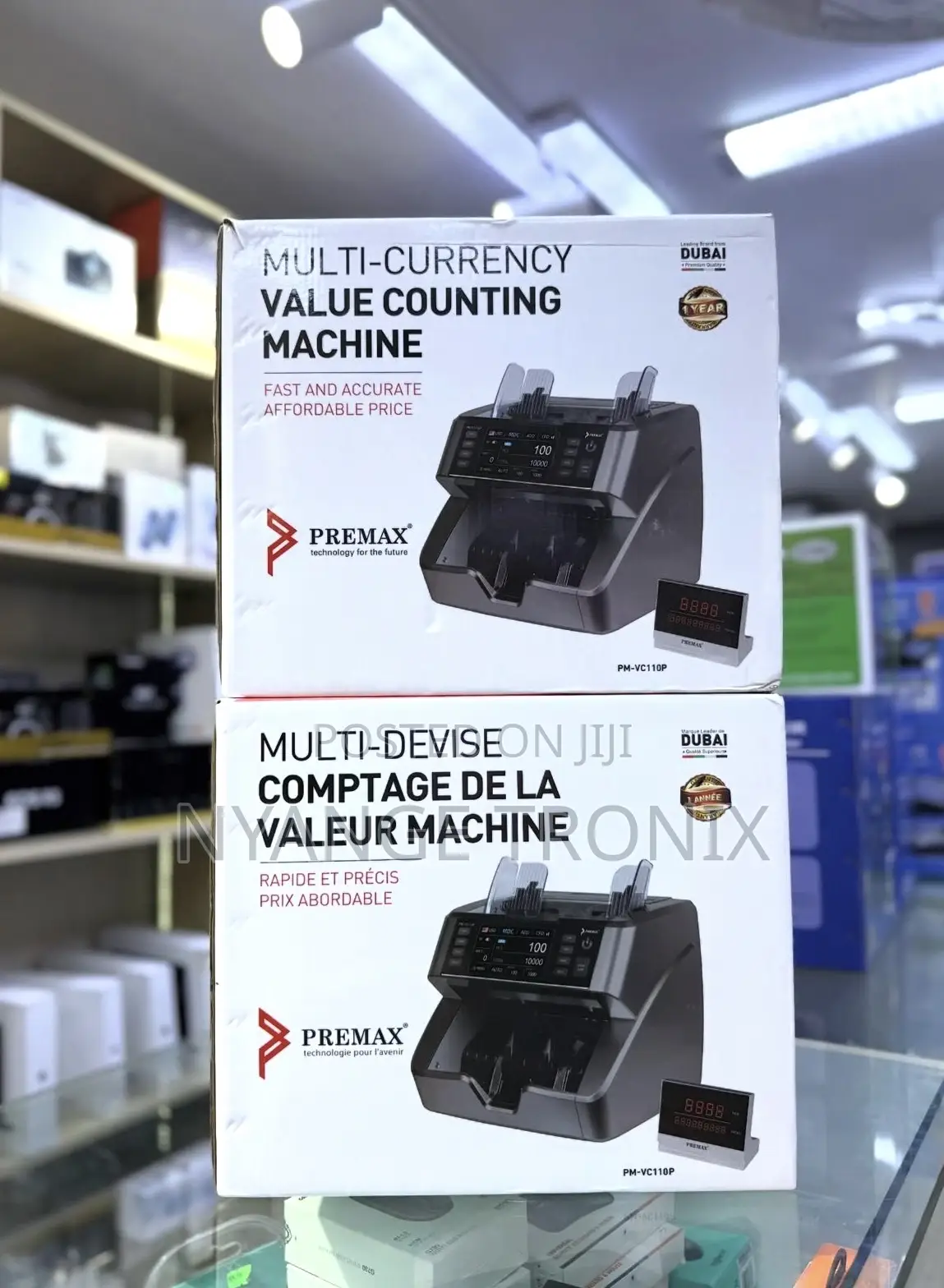 Premax Multi-currency Value Counting Machine Model:Pm-vc110p
