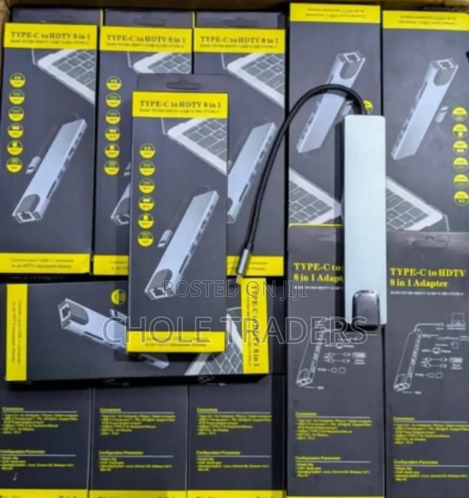 8 in 1 Type-C to HDTV