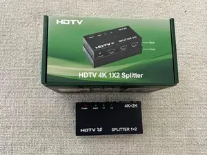  Hdmi Splitter 1x2 Dual Monitor Display Video Adapter 2-Way
