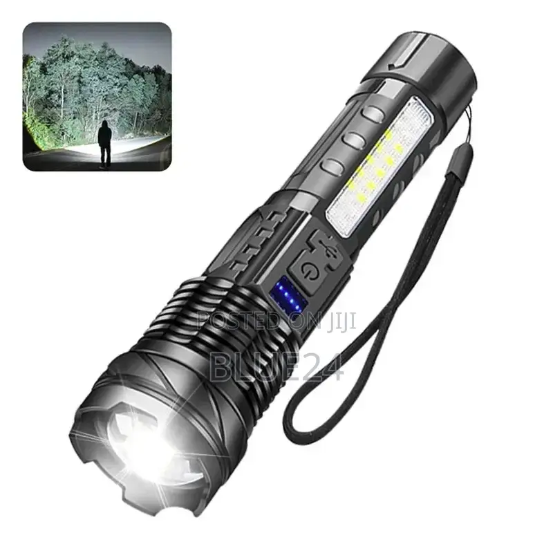 Ultra Bright Led Flashlights Portable Type-c Rechargeable